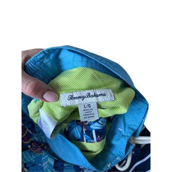 Tommy Bahama Baja Daybreak Fade Swim Trunks Ocean Deep size L - Picture 3 of 13